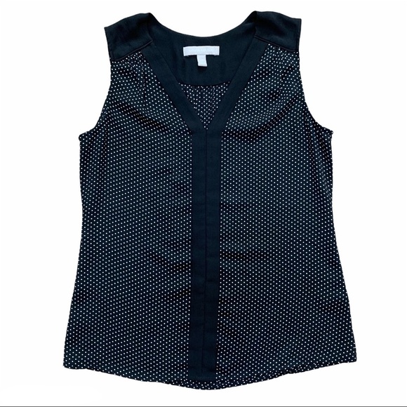 Banana Republic Tops - Banana Republic Black and White Polka Dot Blouse